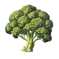 Watercolor Broccoli World Vegetarian Day (AI Generated)