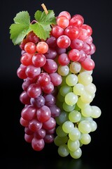 Fototapeta premium red and green grapes