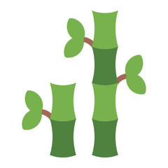 Bamboo natural fabric icon