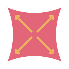 Stretch fabric icon