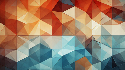 Obraz premium Contemporary Fusion of Geometric Artistry