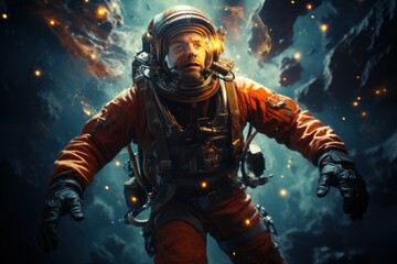 Fototapeta premium astronaut in space