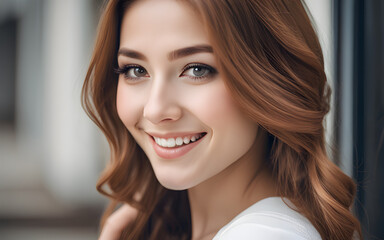 Naklejka premium portrait of a woman