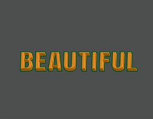 3d text effect. CMYK color mode. Editable color. Fully vector file. Free font used .

