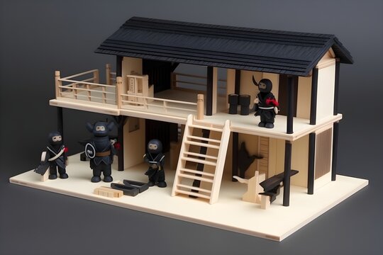 miniature house ninja style