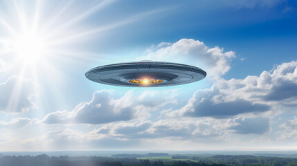 UFO Flying Saucer Spaceship Alien Spacecraft Science Fiction Universe Space