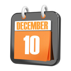 3d Rendering Of UI Icon December Day 10