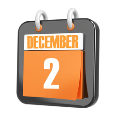 3d Rendering Of UI Icon December Day 2