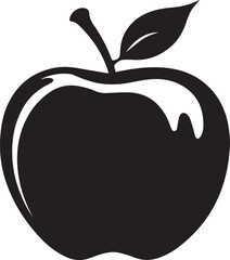 Apple Fruit Leaf School Food Symbol