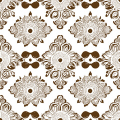 seamless pattern with flowers