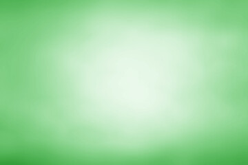 Green background with light in the center abstract gradient