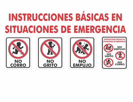 LETREROS SITUACI&Oacute;N DE EMERGENCIA