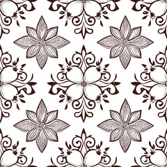 seamless floral background