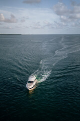 yacht in the sea miami Florida 