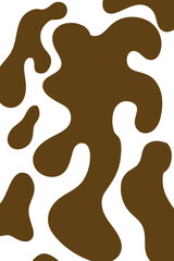 Abstract ink well art background illustration chocolate 