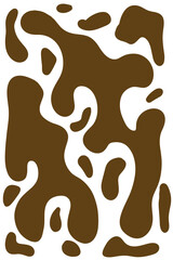 Abstract ink well art background illustration chocolate 