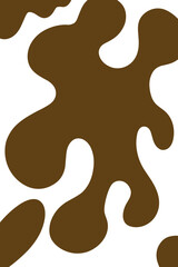 Abstract ink well art background illustration chocolate 