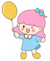 child with a balloon