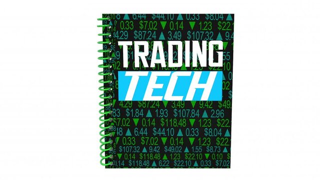 Trading Tech Book New Investing Technologies Manual How to Make Money 3d Animation