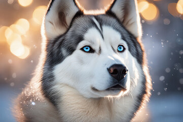 siberian husky dog