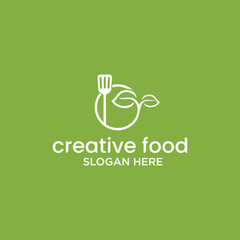 Fast food chef home logo restaurant chef logo design concept Food Restaurant vector