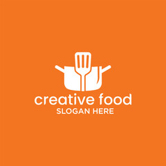 Fast food chef home logo restaurant chef logo design concept Food Restaurant vector