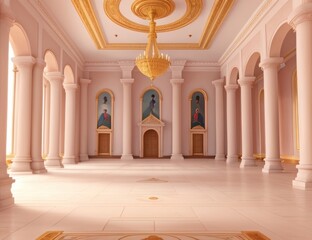 Obraz premium interior of a royal palace