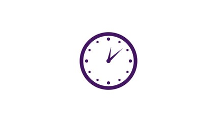 abstract beautiful wall clock icon illustration 4k