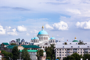 Fototapeta premium Central part of Kazan, Republic of Tatarstan, August 2024.