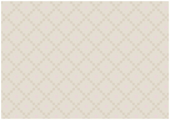 モザイクのスクエアのシームレスの背景（ベージュ）