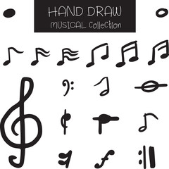 set of musical notes