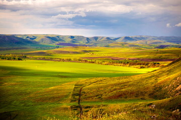 Fototapeta premium Karamurun-tau is a picturesque mountain range of the Orenburg region.