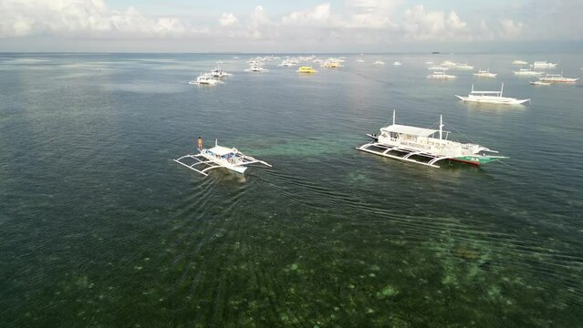 Cebu, philippines, tropical, island, balicasag, ocean, bohol, boats, banka, pacific, asia