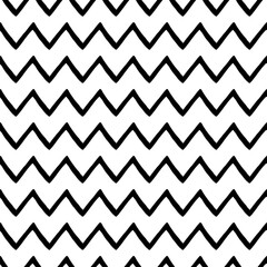 Modern and Simple Hand Drawing Seamless Pattern Background Black and White Handdrawn Abstract Pattern
