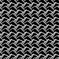 Modern and Simple Hand Drawing Seamless Pattern Background Black and White Handdrawn Abstract Pattern