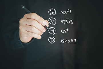 GVHD - Graft-versus-host disease acronym, concept background