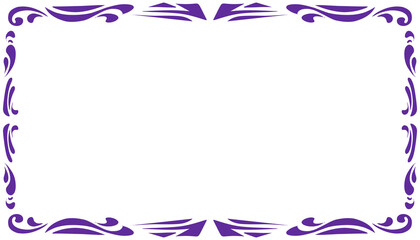 Purple abstract framed background illustration. Perfect for wallpaper frames, book covers, invitations, greeting cards, websites