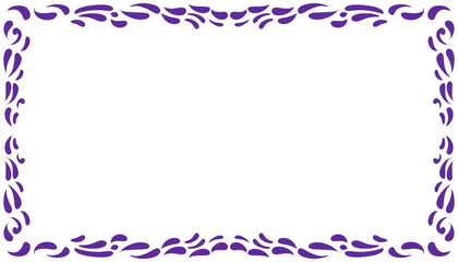 Purple abstract framed background illustration. Perfect for wallpaper frames, book covers, invitations, greeting cards, websites