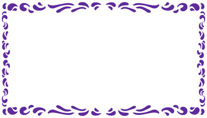 Purple abstract framed background illustration. Perfect for wallpaper frames, book covers, invitations, greeting cards, websites