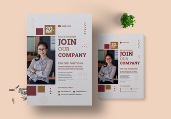 Gradient Hiring Flyer Template