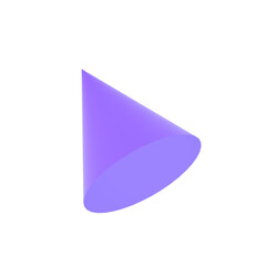 Purple cone 3D