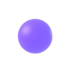 Purple sphere 3d