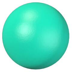 Light green sphere 3D