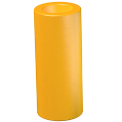 Yellow tube 3D