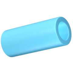 Light blue tube 3D