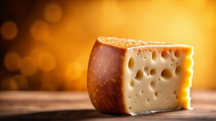 Various types of cheese. Generated with AI