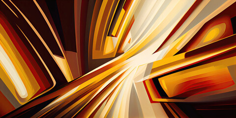 Viennese Actionism abstract background with warm colors
