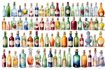 Crédence de cuisine  fruit juice bottle  © Pink Finger
