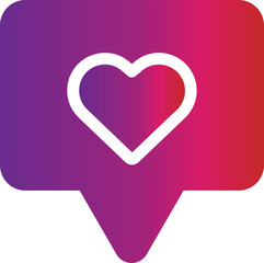 gradient style talk icon