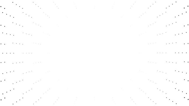 4K transition animation with popping grids